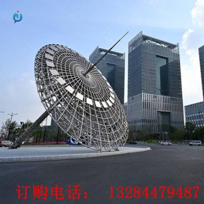 大型不锈钢东方之光雕塑