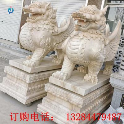 石雕麒麟雕塑