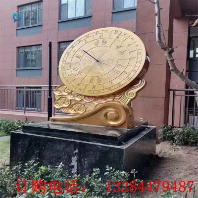 不锈钢日晷雕塑
