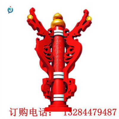 大型不锈钢龙柱城市雕塑