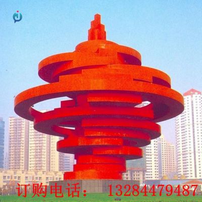 大型不锈钢龙卷风城市雕塑