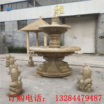 石雕喷泉雕塑