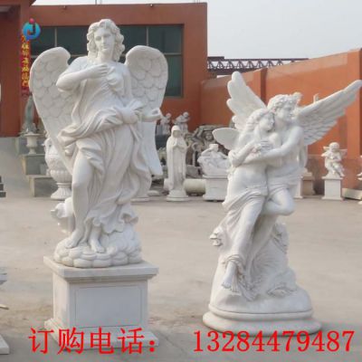 石雕汉白玉天使雕塑