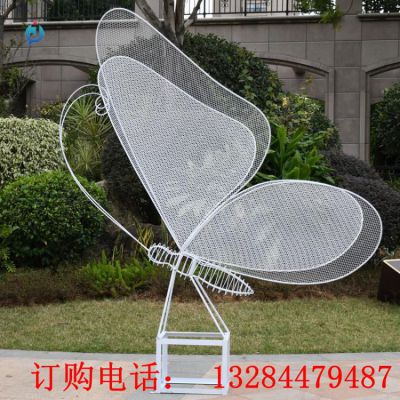 不锈钢镂空蝴蝶公园雕塑