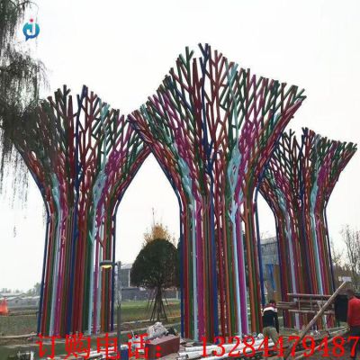 不锈钢异型树城市雕塑