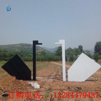 不锈钢抽象天鹅雕塑