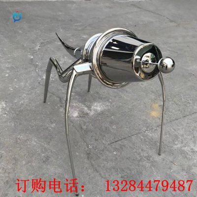 不锈钢抽象艺术蚂蚁雕塑