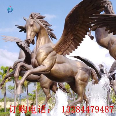 铸铜飞马雕塑