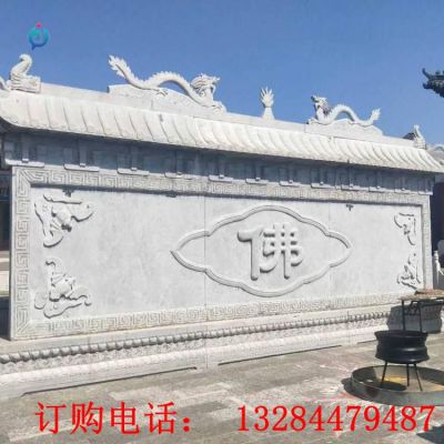 石雕佛浮雕墙雕塑