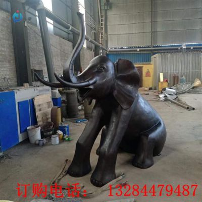 铸铜大象雕塑