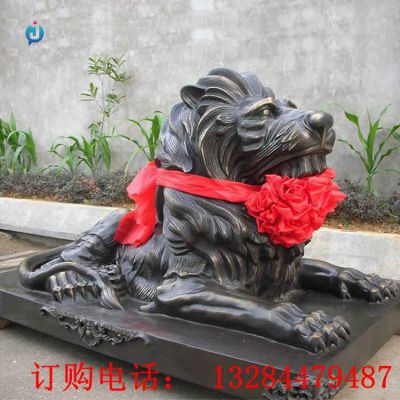 铸铜狮子雕塑