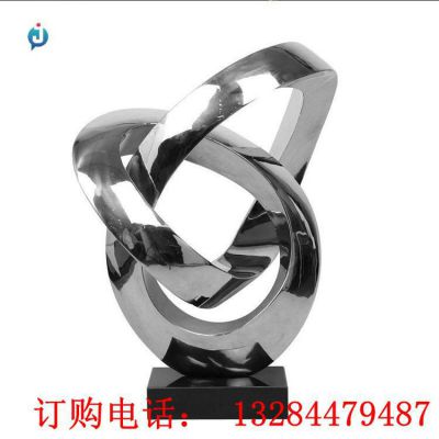 不锈钢飘带雕塑