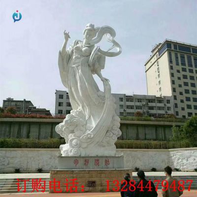 石雕仙姑雕塑