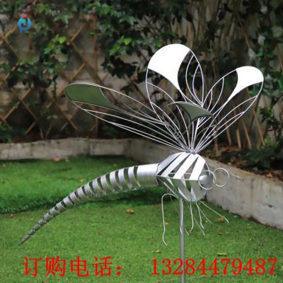 不锈钢蜻蜓雕塑