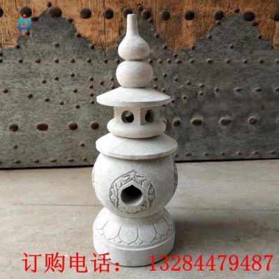 石雕西湖石灯雕塑