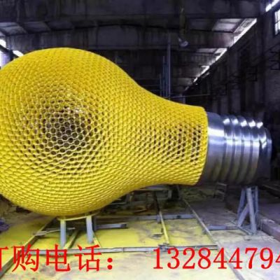 不锈钢灯泡雕塑