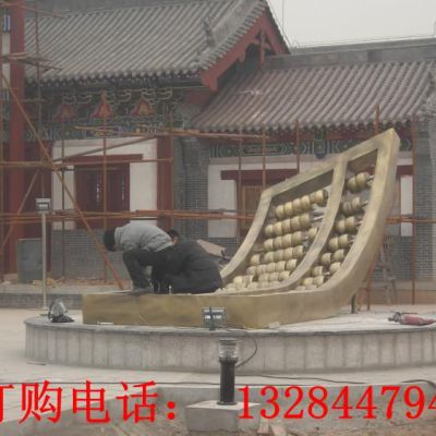 铸铜算盘雕塑