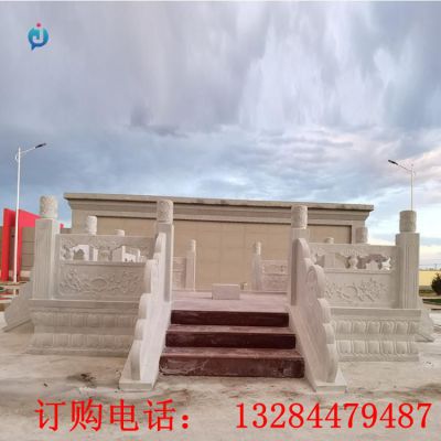 石雕升旗台雕塑