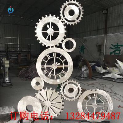 不锈钢齿轮雕塑