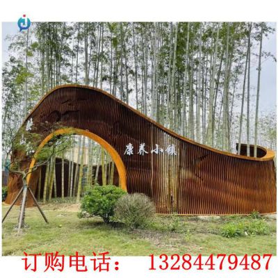 不锈钢围挡雕塑
