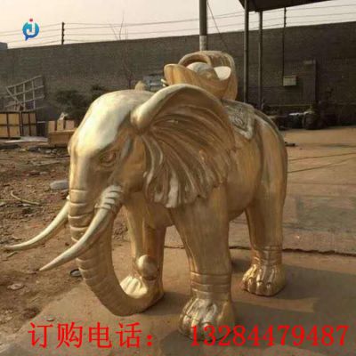 铸铜大象雕塑
