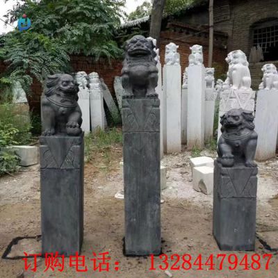 石雕拴马桩雕塑