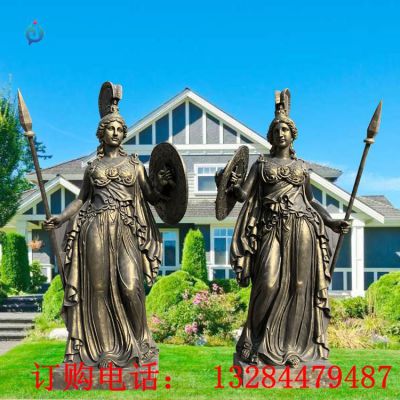 铸铜欧式人物雕塑