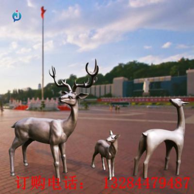 铸铜小鹿雕塑