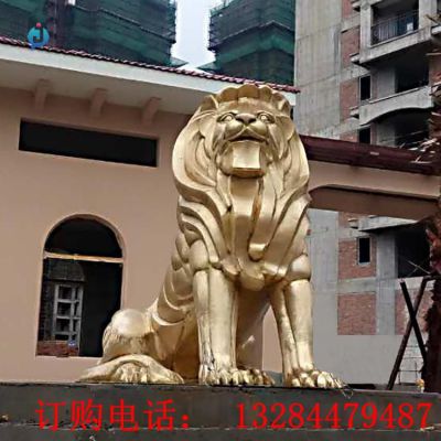 铸铜狮子雕塑