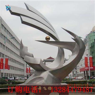 不锈钢轻舞飞扬雕塑