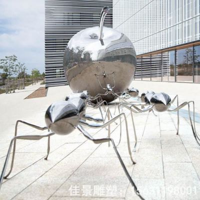 不锈钢景区蚂蚁雕塑