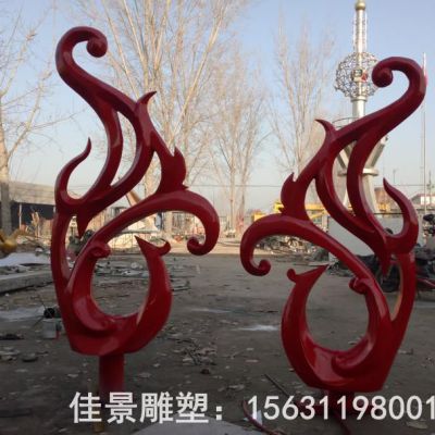 不锈钢抽象 凤凰雕塑
