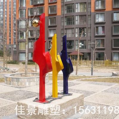 不锈钢小区景观雕塑