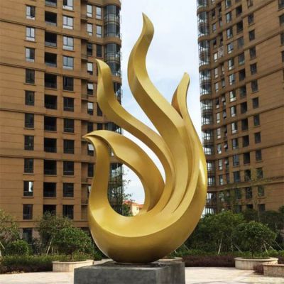 不锈钢园林抽象凤凰雕塑