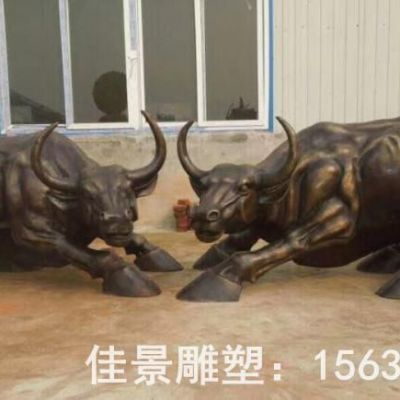 开荒牛户外标志铜雕