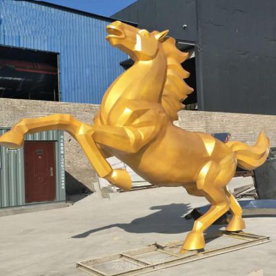 马广场动物铜雕