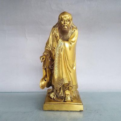 道教老子园林景观铜雕