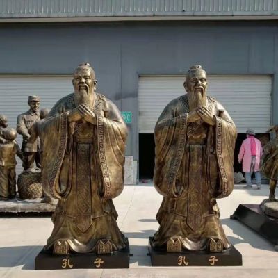 先师孔子园林人物铜雕