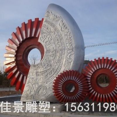齿轮景观商场不锈钢雕塑