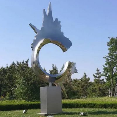 齿轮景观园林不锈钢雕塑