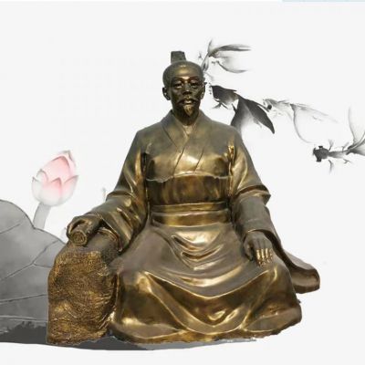 古人讲学公园人物铜雕