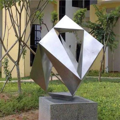 几何镂空球镂空不锈钢雕塑
