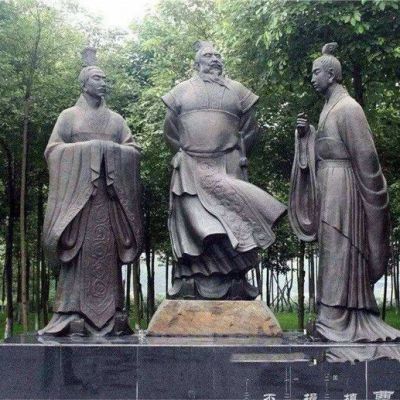 古代名人景观标志铜雕