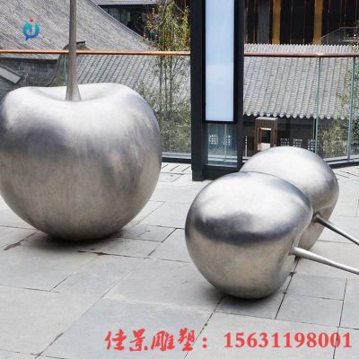 镜面标志不锈钢景观雕塑