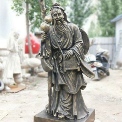 扁鹊行医人物标志铜雕