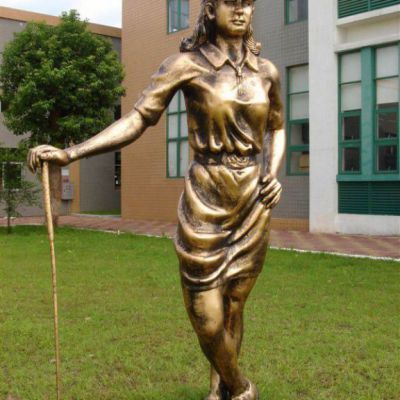 高尔夫球体育运动人物铜雕