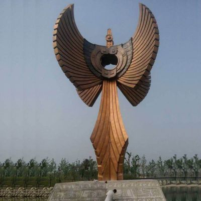 公园金凤凰动物雕塑