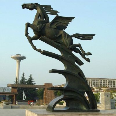 马踏飞燕广场景观铜雕