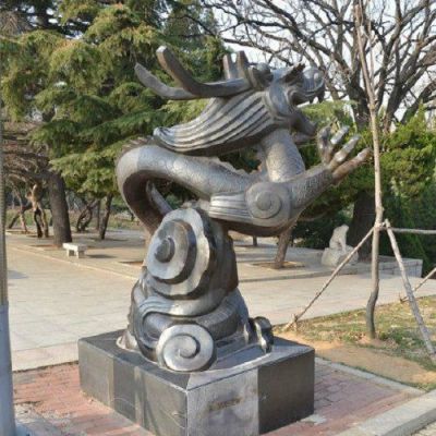 户外朱雀神兽动物铜雕 