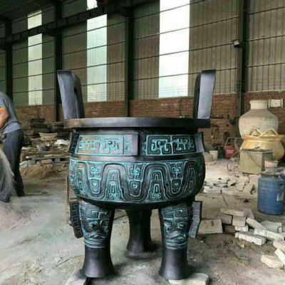 城市铜鼎景观铜雕